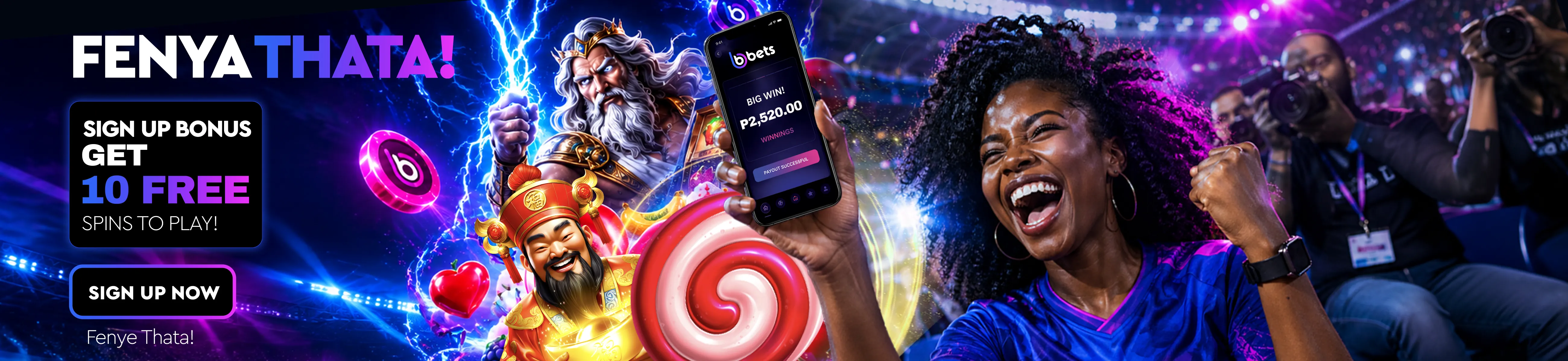 Sign Up Bonus - Sign up and get 10 Free Spins!